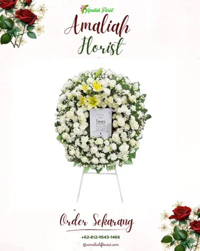 Krans Bunga Duka Cita di Joho