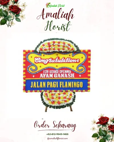 Bunga Papan Congratulation di Joho